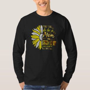Tough To Be A Mom And Chinchilla Mom Crazy Mother' T-Shirt
