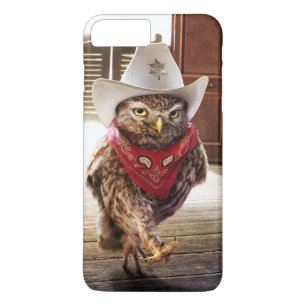 Tough Western Sheriff Owl with Attitude & Swagger Case-Mate iPhone Case