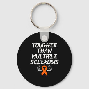 Tougher Than Multiple Sclerosis Ms Awareness Fight Keychain