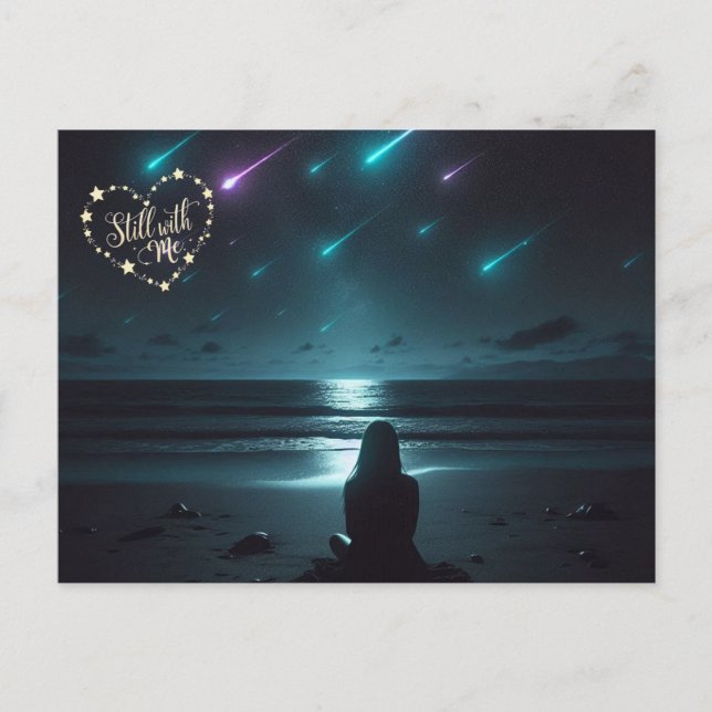 Toujours avec moi – Carte de soutien pour le deuil (Devant)