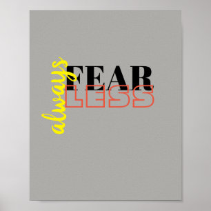 toujours craindre moins de citations poster typogr