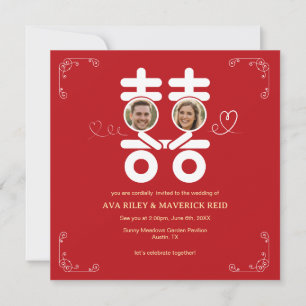 toujours en amour carte d'invitation en aluminium