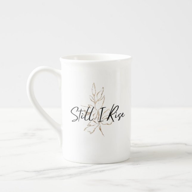 "Toujours je me lève" Mug (Gauche)