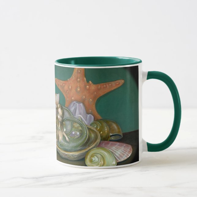 "Toujours la vie avec la tasse d'une sirène" (Droite)