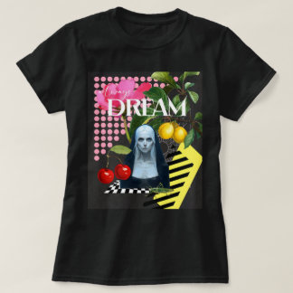 Toujours RÊVER Moderne - T-shirt Collage Artistiqu