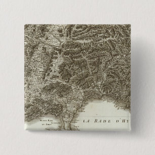 Toulon 2 Inch Square Button