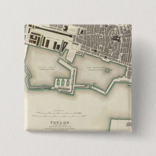 Toulon 2 Inch Square Button