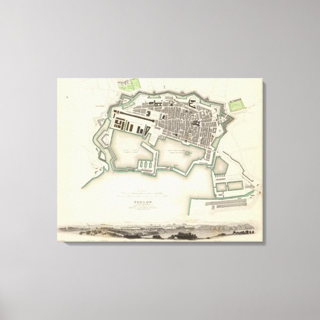 Toulon Canvas Print (Front)