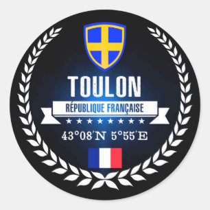 Toulon Classic Round Sticker
