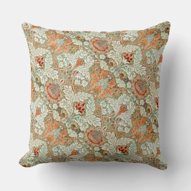 Toulon in Rust Throw Pillow (Front)