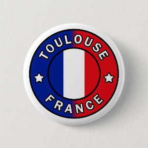 Toulouse France 2 Inch Round Button