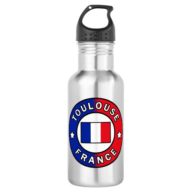 Toulouse France 532 Ml Water Bottle (Front)