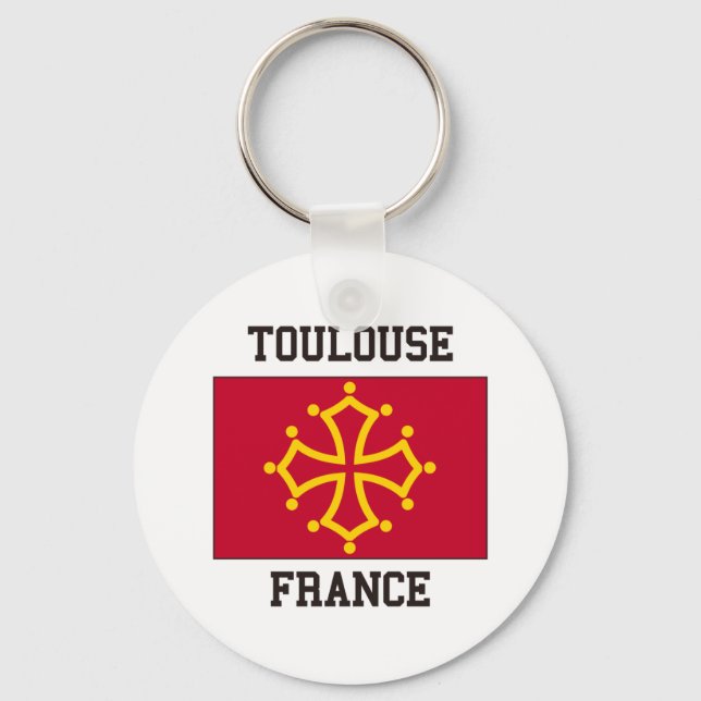 Toulouse, France Keychain (Front)