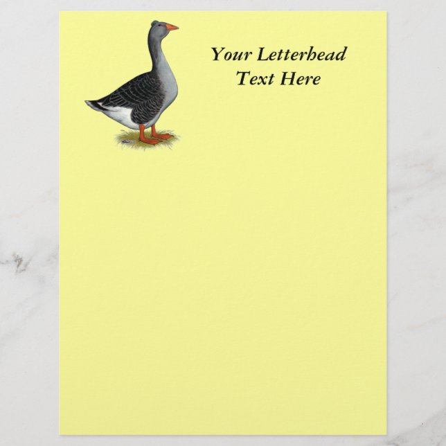 Toulouse Goose Tufted (Front)