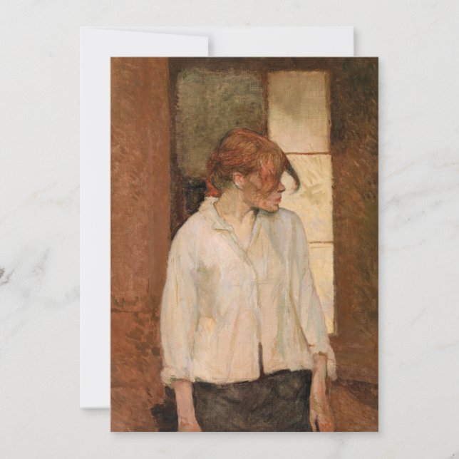 Toulouse-Lautrec - A Montrouge, Rosa La Rouge Invitation (Front)