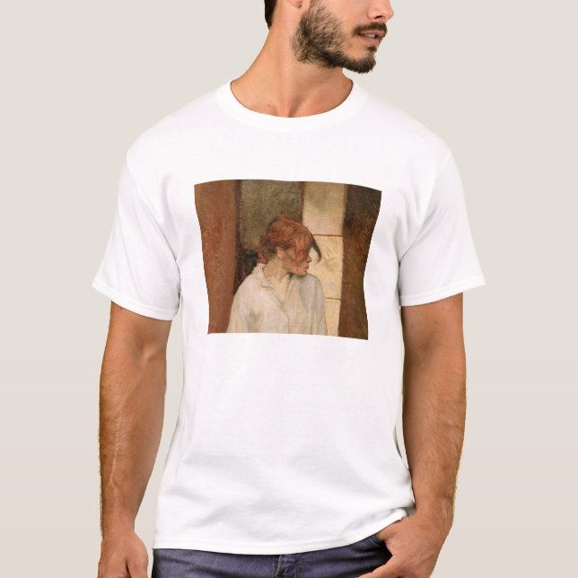 Toulouse-Lautrec - A Montrouge, Rosa La Rouge T-Shirt (Front)