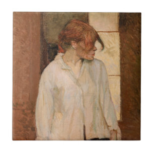 Toulouse-Lautrec - A Montrouge, Rosa La Rouge Tile