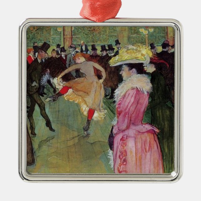 Toulouse-Lautrec, At the Rouge, Ornament (Front)