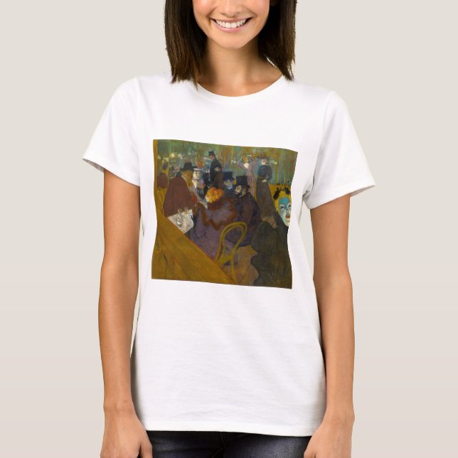 Toulouse-Lautrec - At the Rouge T-Shirt (Front)