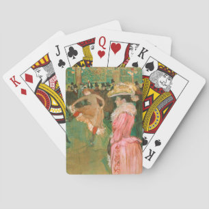 Toulouse-Lautrec - At the Rouge, The Dance Playing Cards