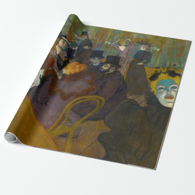 Toulouse-Lautrec - At the Rouge Wrapping Paper (Unrolled)