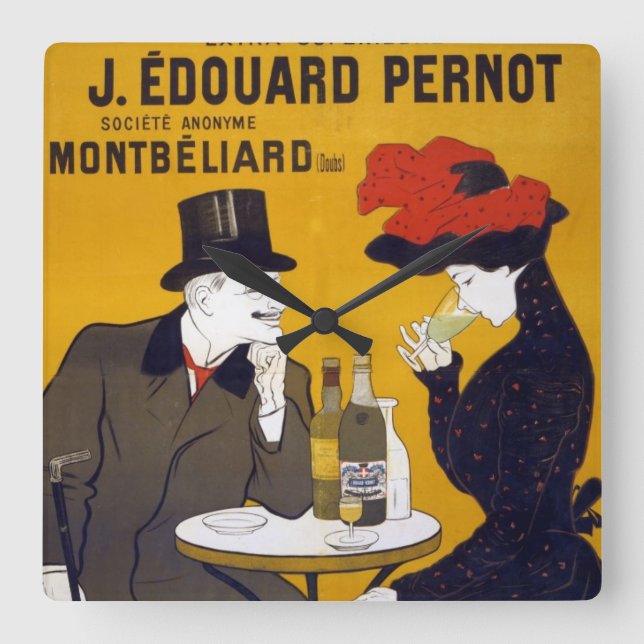 Toulouse - Lautrec Café Scène Cuisine Horloge (Recto)