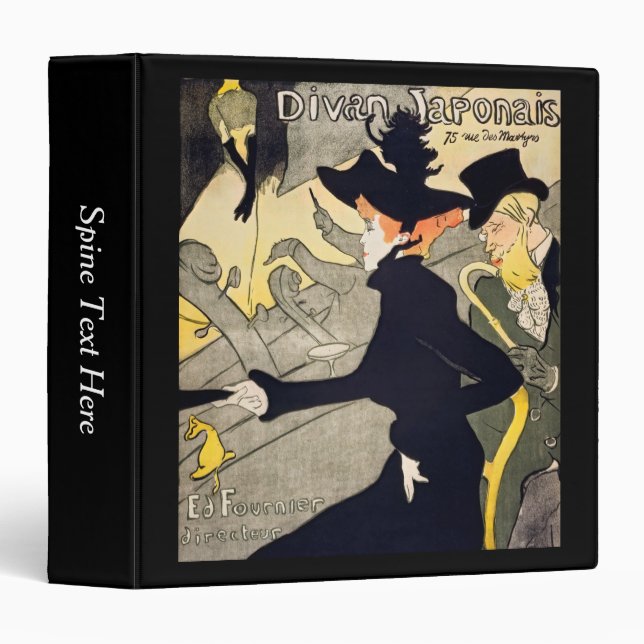 Toulouse-Lautrec - Divan Japonais Binder (Front/Spine)