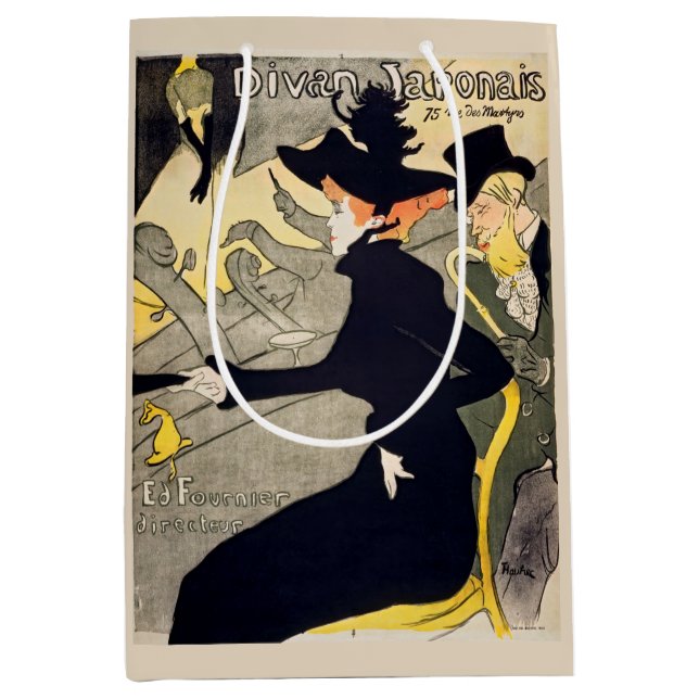 Toulouse-Lautrec - Divan Japonais Medium Gift Bag (Front)