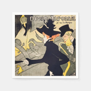 Toulouse-Lautrec - Divan Japonais Napkin
