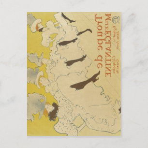 Toulouse-Lautrec, Henri de Troupe de Mlle Eleganti Postcard