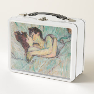 Toulouse-Lautrec - In Bed, The Kiss Metal Lunch Box