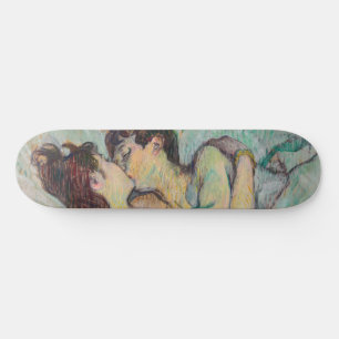 Toulouse-Lautrec - In Bed, The Kiss Skateboard