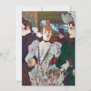 Toulouse-Lautrec - La Goulue Arriving at the Rouge Invitation