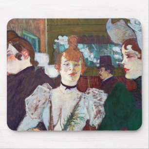 Toulouse-Lautrec - La Goulue Arriving at the Rouge Mouse Pad