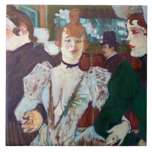Toulouse-Lautrec - La Goulue Arriving at the Rouge Tile