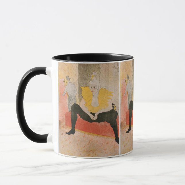 Toulouse-Lautrec - Mademoiselle Cha-u-kao Seated Mug (Left)