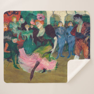 Toulouse-Lautrec - Marcelle Lender, Dancing Bolero Sherpa Blanket