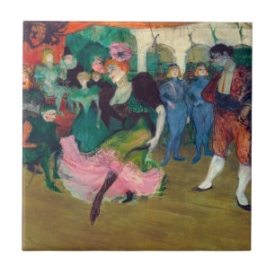 Toulouse-Lautrec - Marcelle Lender, Dancing Bolero Tile