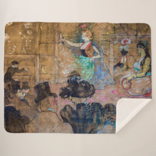 Toulouse-Lautrec - Moorish Dance / The Almehs Sherpa Blanket