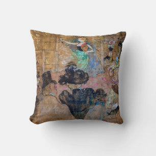Toulouse-Lautrec - Moorish Dance / The Almehs Throw Pillow