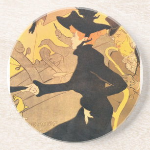 Toulouse Lautrec Poster Art Coaster