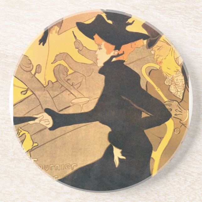 Toulouse Lautrec Poster Art Coaster (Front)