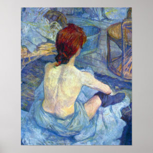 Toulouse-Lautrec - Rousse the Toilet Poster