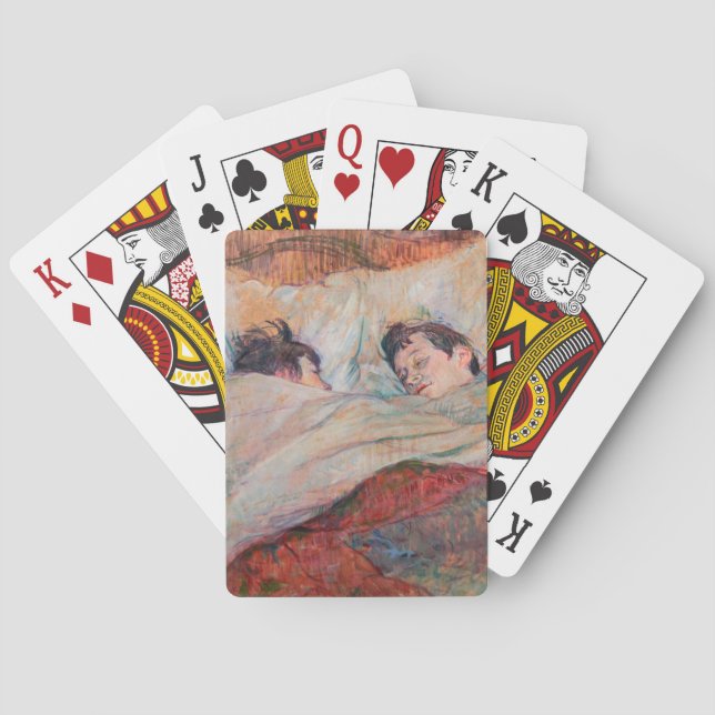 Toulouse-Lautrec - The Bed Playing Cards (Back)