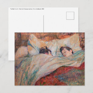Toulouse-Lautrec - The Bed Postcard