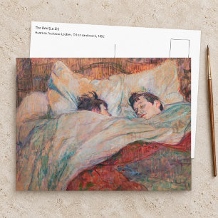 Toulouse-Lautrec - The Bed Postcard
