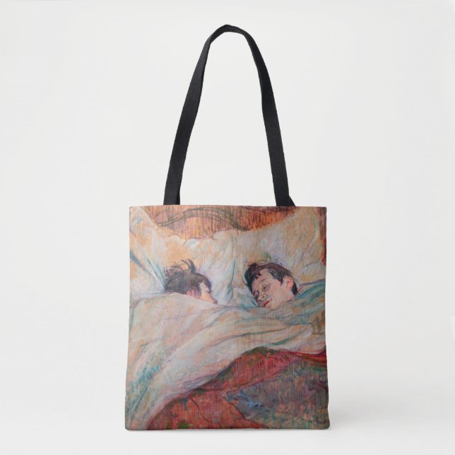 Toulouse-Lautrec - The Bed Tote Bag (Front)
