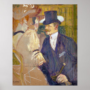 Toulouse-Lautrec - The Englishman at the Rouge Poster
