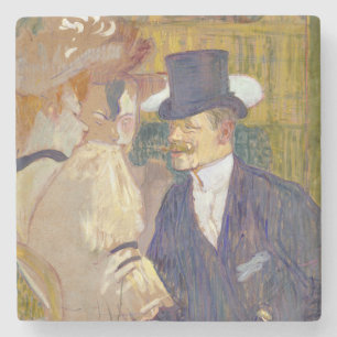 Toulouse-Lautrec - The Englishman at the Rouge Stone Coaster