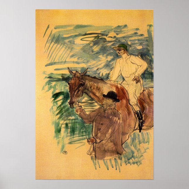 Toulouse-Lautrec - The Jockey 3 Poster (Front)